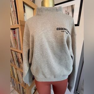 Fear of God Essentials Core Mockneck - SZ 12 in Youth or Small in Women’s-